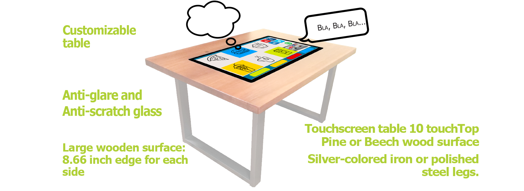 INTERACTIVE TABLE
WATER-PROOF - CATERING
 SmartMedia